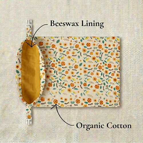 Handmade 100% Beeswax Bread Bags