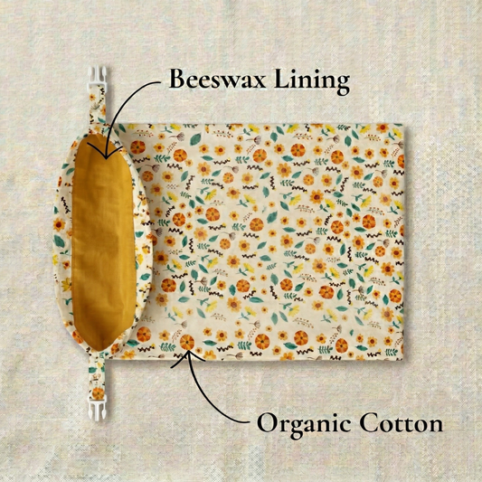 Handmade 100% Beeswax Bread Bags
